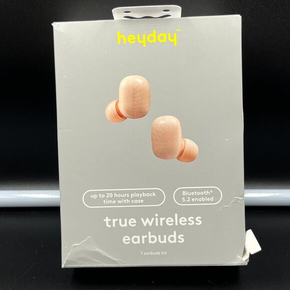True Wireless Bluetooth Earbuds - Heyday™ Peach Cream - Picture 2 of 2